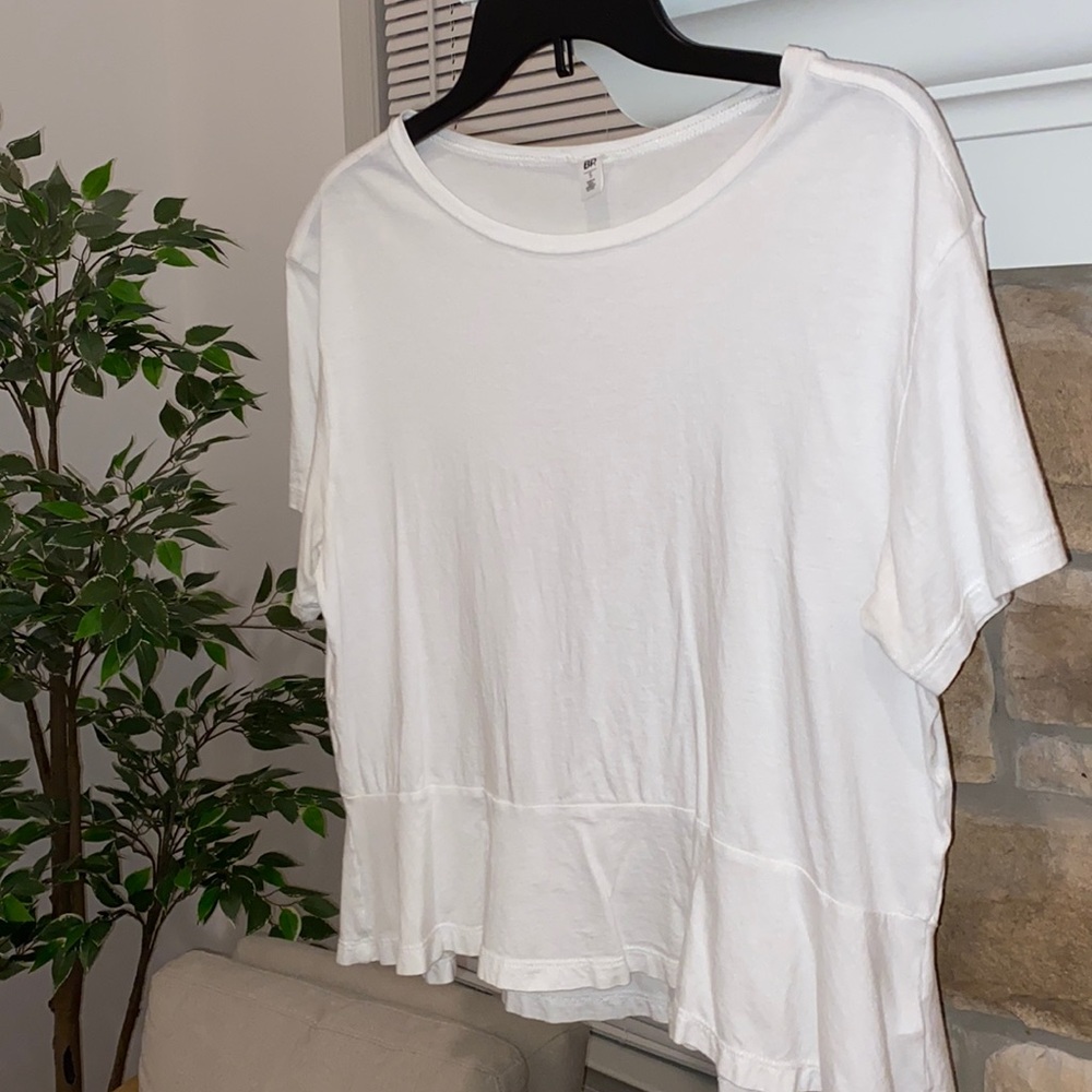 Super cute and soft flowy white top
